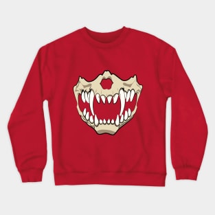 Skull jaw Crewneck Sweatshirt